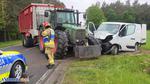 Wypadek pod Łomżą - kierowca w szpitalu | xlomza.pl