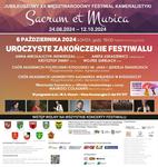 Uroczyste zakończenie Jubileuszowego XX Międzynarodowego Festiwalu Kameralistyki "Sacrum et Musica" | xlomza.pl