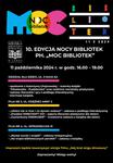 10. edycja ogólnopolskiej akcji Nocy Bibliotek odbędzie się 11 października pod hasłem "Moc Bibliotek" | xlomza.pl