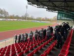 Policja ćwiczyła na stadionie