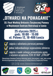 "Otwarci na pomaganie" czyli 33. Finał Wielkiej Orkiestry Świątecznej Pomocy w Wojskowym Centrum Rekrutacji w Łomży | xlomza.pl