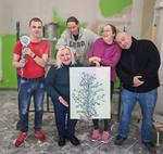 Obraz znanej artystki na sprzedaż. Dochód wesprze osoby z niepełnosprawnościami w Łomży