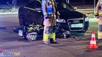 Motocyklista ranny po zderzeniu z Audi na Piłsudskiego  [FOTO] | xlomza.pl