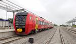 Pierwszy pociąg pasażerski wjechał do Łomży. Na razie był to przejazd techniczny | xlomza.pl