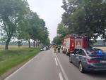 Zderzenie samochodów na trasie Łomża - Kolno