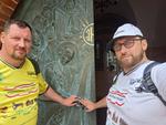 Bracia Łotysze Pārums wędrują z Łomży do Wilna