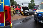Zderzenie osobówek w Piątnicy