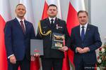 Bryg. Andrzej Kalinowski odebrał wyróżnienie dla zambrowskiej PSP